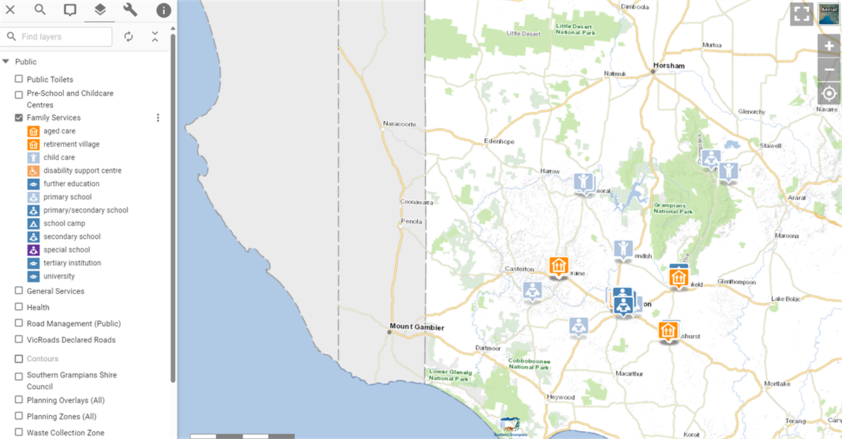 Interactive Map Southern Grampians Shire Council